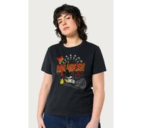 Disney Mickey Mouse Rock BAnd Guitar Smash Relaxed Fit T-Shirt Mickey Mouse Black L