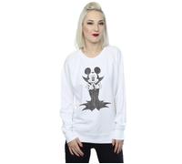 Mickey Mouse Dracula Sweatshirt Disney White L