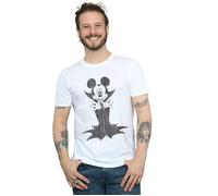 Mickey Mouse Dracula T-Shirt Disney White XL