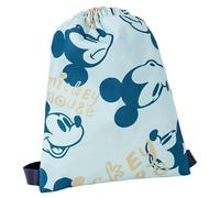 Mickey Mouse Drawstring Bag for Kids - Preschool & Kindergarten Backpack, Lightweight School Gym PE Sack, Nursery Swim & Sports Bag, Adjustable Straps, Cute Disney Character Design for Boys & Girls