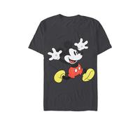 Mickey Mouse - Exciting Face Grey - T-Shirt - grey - S - 100% Cotton S