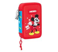 MICKEY MOUSE FANTASTIC - Children's School Pencil Case, Pencil Case with Colours, with 28 Tools Included, Ideal for Children from 5 to 14 Years, Comfortable and Versatile, Quality and Resistance, 12.5