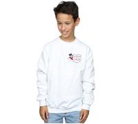 Mickey Mouse Faux Pocket Since 1928 Sweatshirt Disney White 12-13 Years