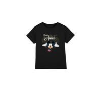 Mickey Mouse Firework New Year French Kids T-Shirt Black | Size: 3-4 Years Mickey Mouse Black 3-4 Years