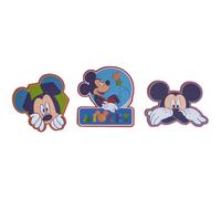 Mickey Mouse Foam 3 Piece Re Useable Bedroom Decoration