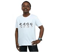 Mickey Mouse Four Emotions T-Shirt Disney White 5-6 Years