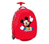 MICKEY MOUSE GOOD DAY - Cabin Trolley 16 Inches, Suitcase with Wheels, Security Lock, Lightweight Suitcase, 28 x 23 x 43 cm, blue, M, Casual