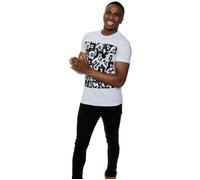 Mickey Mouse Grid T-Shirt Disney Grey M