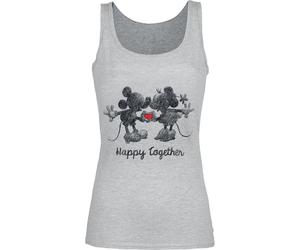 Mickey Mouse Happy Together Top mottled grey XXL
