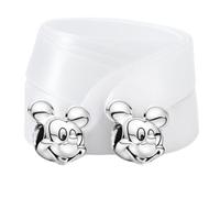 Mickey Mouse Head Shoe/Trainer Charms with a FREE Pair of Our White Satin Ribbon Laces 120cm MMH1