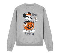Mickey Mouse Hello Pumpkin Sweatshirt Light Grey Light Grey M