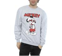 Mickey Mouse Hipster Sweatshirt Disney Grey XXL