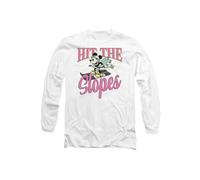 Mickey Mouse Hit the Slopes Long Sleeve T-Shirt, White Disney White L