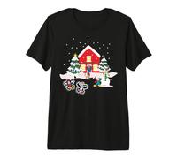 Mickey Mouse House Christmas Premium T-Shirt