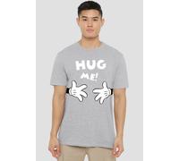 Mickey Mouse Hug Me Valentine'S Day Mens T-Shirt Grey Mickey Mouse Grey M
