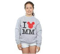 Mickey Mouse I Love Mickey Sweatshirt Disney Grey 5-6 Years