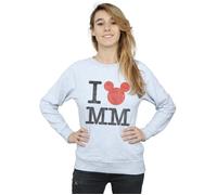 Mickey Mouse I Love Mickey Sweatshirt Disney Grey S