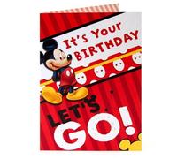 Mickey Mouse It’s Your Birthday Let’s Go! Birthday Card