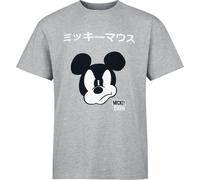 Mickey Mouse Japanese - Oversized T-Shirt mottled grey XXL