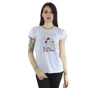 Mickey Mouse King Of The Castle Cotton T-Shirt Disney Grey S