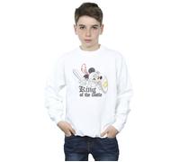 Mickey Mouse King Of The Castle Sweatshirt Disney White 12-13 Years