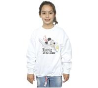 Mickey Mouse King Of The Castle Sweatshirt Disney White 5-6 Years