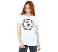 Mickey Mouse Laurel Cotton Boyfriend T-Shirt Disney White M