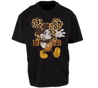 Mickey Mouse Leopard Head T-Shirt black L