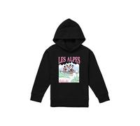 Mickey Mouse Les Alpes Youth Kids Pull-Over Hoodie, Black Disney Black 5-6 Years