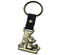 Mickey Mouse Letter L Brass Key Chain by Disney