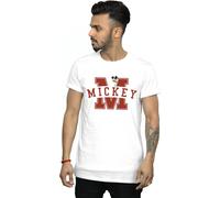 Mickey Mouse Letter Peak T-Shirt Disney White S