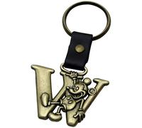 Mickey Mouse Letter W Disney Brass Keychain
