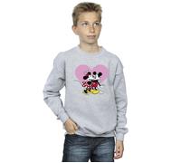 Mickey Mouse Love Languages Sweatshirt Disney Grey 12-13 Years