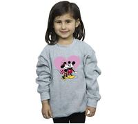 Mickey Mouse Love Languages Sweatshirt Disney Grey 12-13 Years