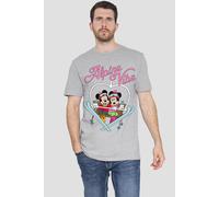 Mickey Mouse Men's Alpine Vibes T-Shirt Grey | Size: 2XL Mickey Mouse Grey 2XL