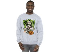 Mickey Mouse Men's Boo Sweatshirt in Grey | Size: Large Mickey Mouse Grey L