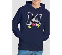 Mickey Mouse Men's Classic Walk Hoodie Navy | Size: Medium Mickey Mouse Navy M