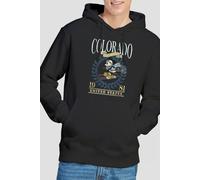 Mickey Mouse Men's Colorado Ski Hoodie Black | Size: Small Mickey Mouse Black S