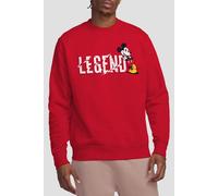 Mickey Mouse Men's Father's Day Legend Sweatshirt Red | Size: Small Mickey Mouse Red S