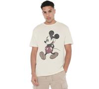 Mickey Mouse Men's Mickey & Friends Mickey Wander T-Shirt Natural | Size: Medium Mickey Mouse Natural M
