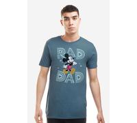 Mickey Mouse Men's Rad Dad T-Shirt Indigo | Size: 2XL Mickey Mouse Indigo 2XL
