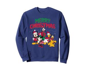 Mickey Mouse Merry Christmas Characters Sweatshirt