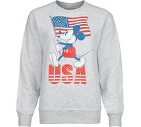 Mickey Mouse Mickey Mouse - USA Long-sleeved Top mottled light grey M