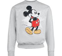 Mickey Mouse Mickey - Retro Star Sweatshirt mottled grey L