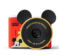 Mickey Mouse Mini Kids Toy Digital Camera & Video Camcorder for Ages 3-5, Teens and Adults, Selfie Lens, 20+ Filters, 12MP, 32GB, 1.55" Screen, Hand Made Strap - Model A by kiimento