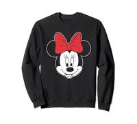 Mickey Mouse Minnie Head Sweatshirt