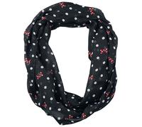 Mickey Mouse Minnie Mouse - Dots & Bows Scarf black one size