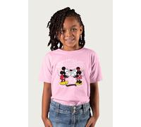 Mickey Mouse Minnie Mouse Love You Forever Valentines Day Disney T-Shirt in Light Pink | Size: 12-13 Years Mickey Mouse Light Pink 12-13 Years