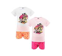 Mickey Mouse Minnie Sunny All Day Pack of 2 T-Shirt Pyjama Sets Multi