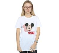 Mickey Mouse Move Cotton Boyfriend T-Shirt Disney White XL
